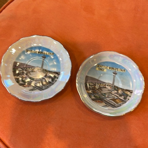 Vintage Seattle Space Needle Mini Souvenir Plate - Japan - 1962 World's … - Picture 1 of 8